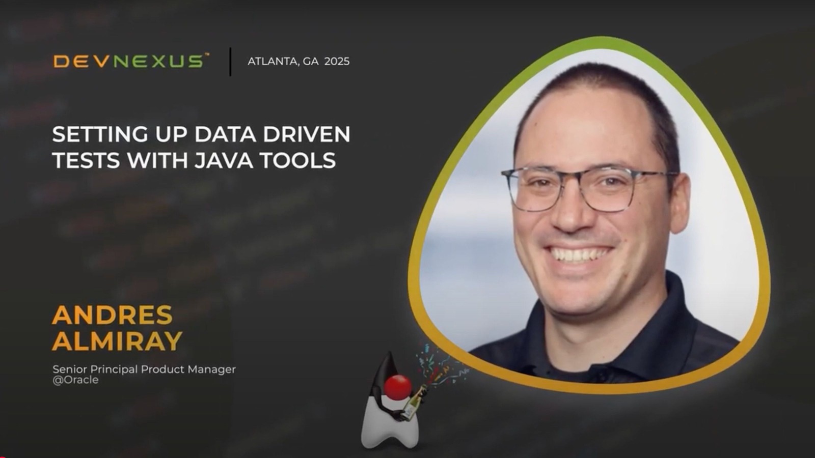 Setting up Data Driven Tests with Java Tools with Andres Almiray